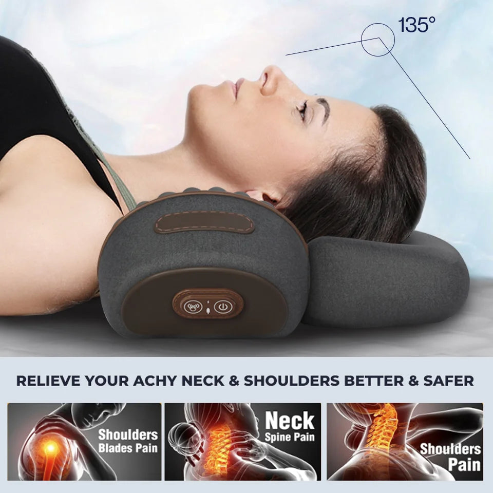 Premium Therapeutic Traction Massager Pillow